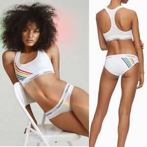 💛PRIDE Calvin Klein Modern Bralette & Bikini Set